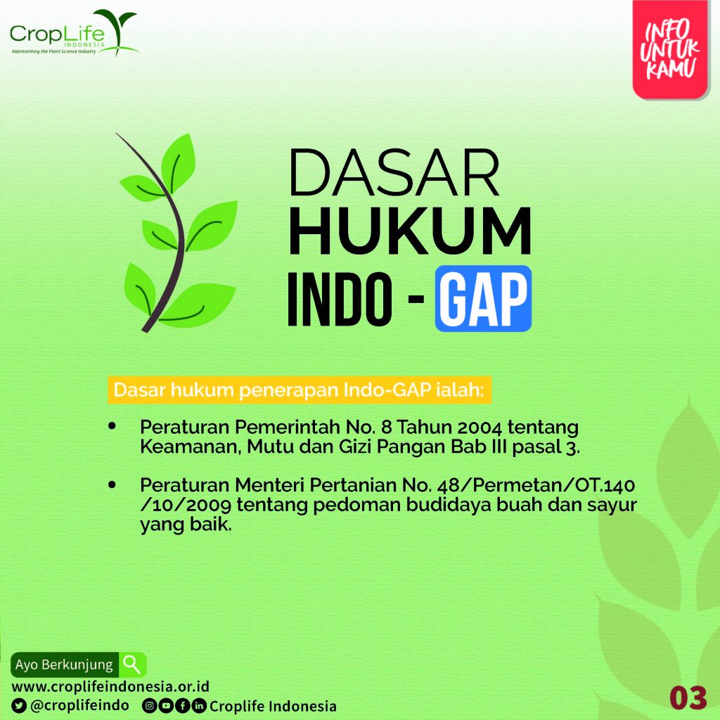 Indo – Good Agricultural Practices (GAP) – CropLife Indonesia